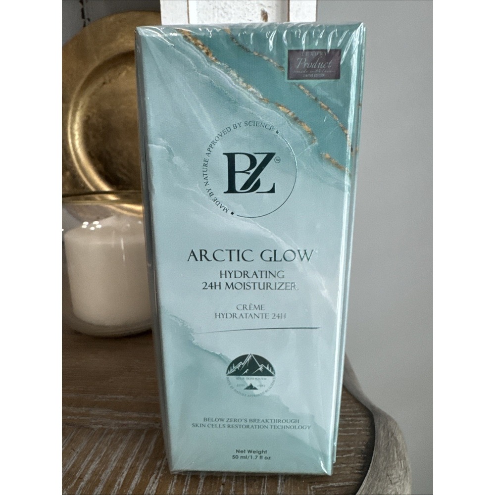 Below‎ Zero Arctic Glow Hydrating 24H Moisturizer Hyaluronic Acid 50ml BZ NEW